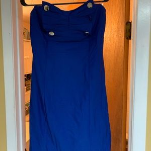 Royal blue cocktail dress